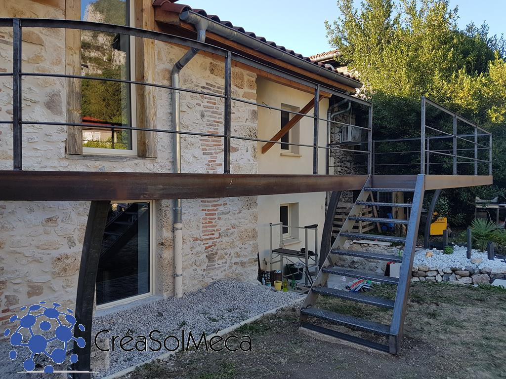 197 - terrasse métal sur mesures
